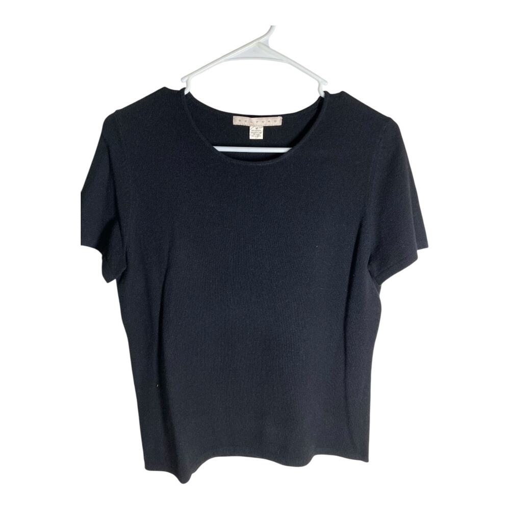 Belford Black Cashmere Sweater Size Medium